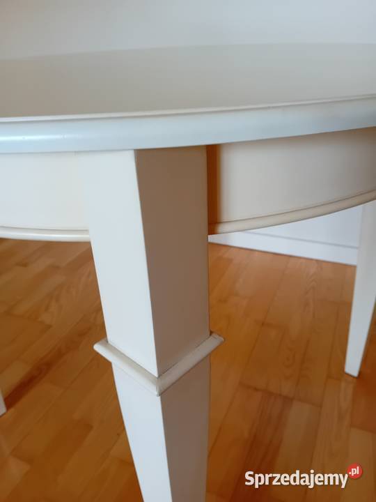 Stół biały okrągły NOVELLE mazowieckie sprzedam