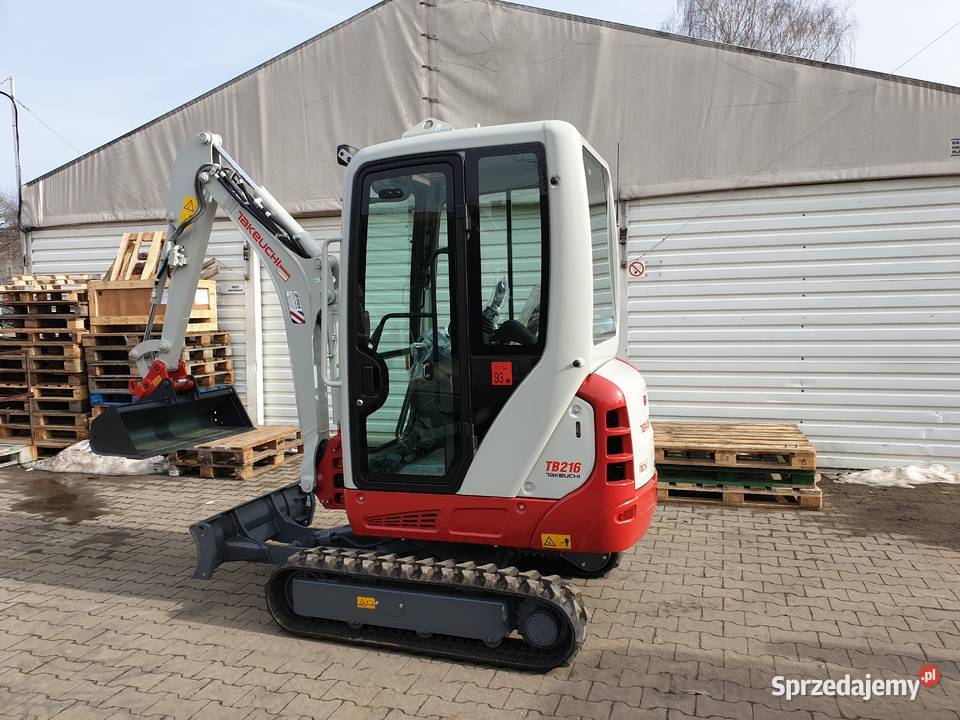 Minikoparka Takeuchi TB216 18 tony NOWA wersja Nowy Targ