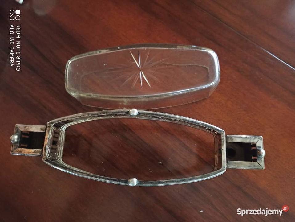 Żardinera Prostokątna Patera Plater i szkło