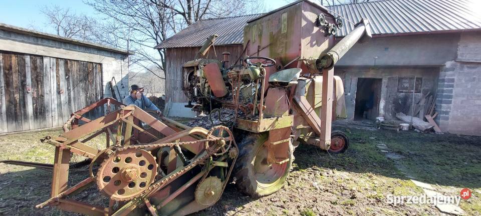 Kombajn VISTULA Europa uszkodzony Zbożowe świętokrzyskie Dalechowice