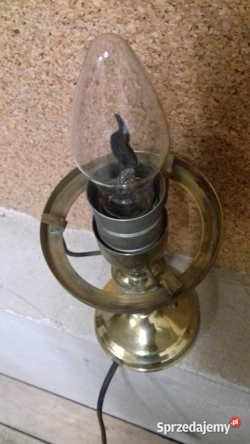 Stara lampka świecznik lampa zabytek PRL