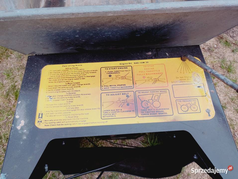 Taczka spalinowa Multibor XL