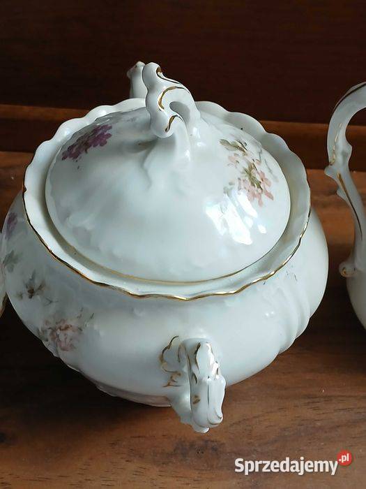 Przedwojenny zestaw porcelany Jager wzór
