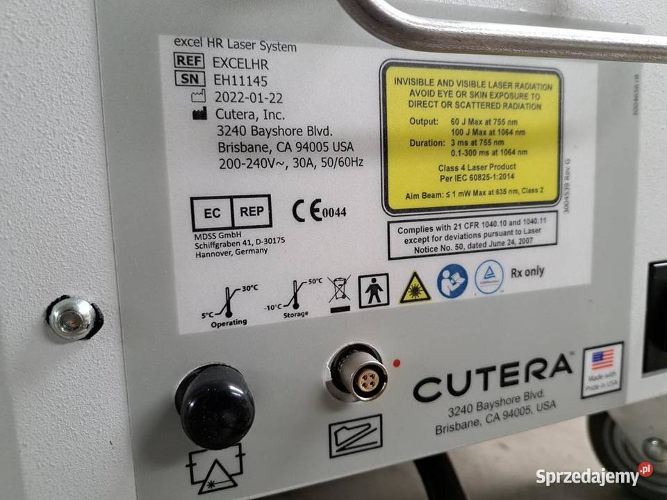 Laser medyczny Cutera Inc CLASSYS EXCEL HR mazowieckie