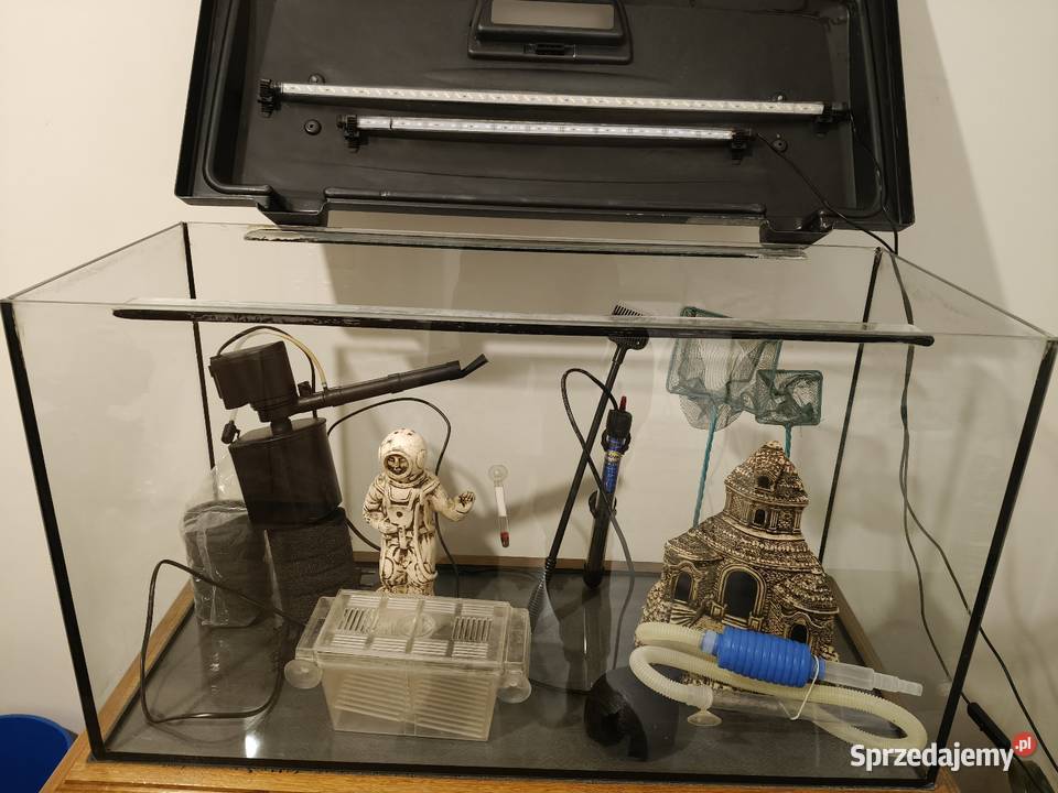 Akwarium 125 litrów z pełnym wyposażeniem wielkopolskie Mieleszyn