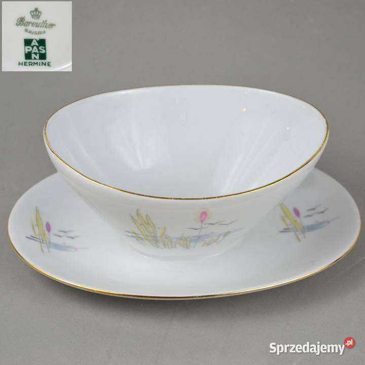 Sosjerka ecru Bareuther Hermine Bavaria vintage mazowieckie