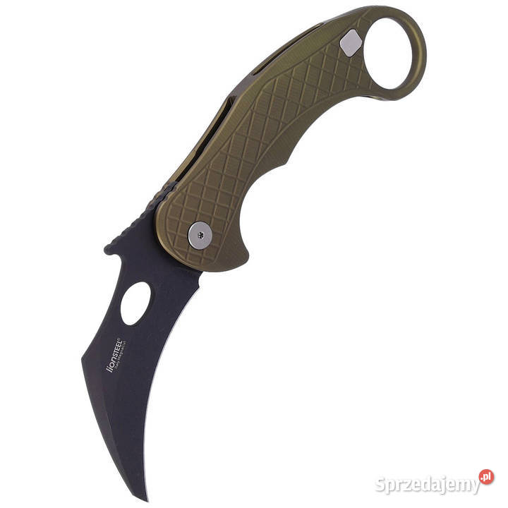Nóż składany LionSteel LEOne Karambit Green mazowieckie Warszawa