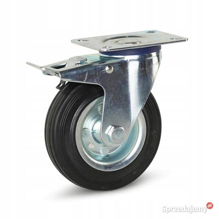 Koło transportowe z Hamulcem 125mm 60 z Gumy