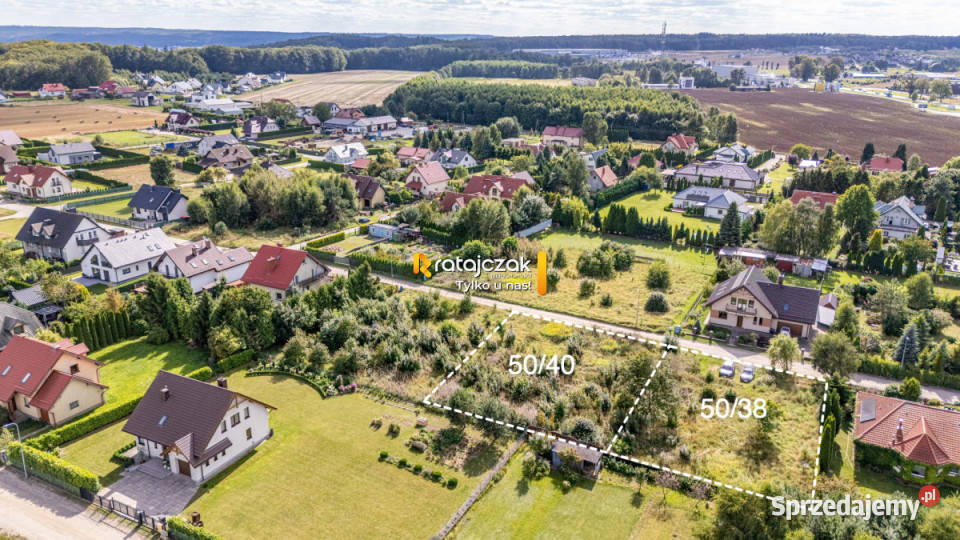 Działka na sprzedaż 849m2 Rekowo Górne Koralowa 35m sprzedam