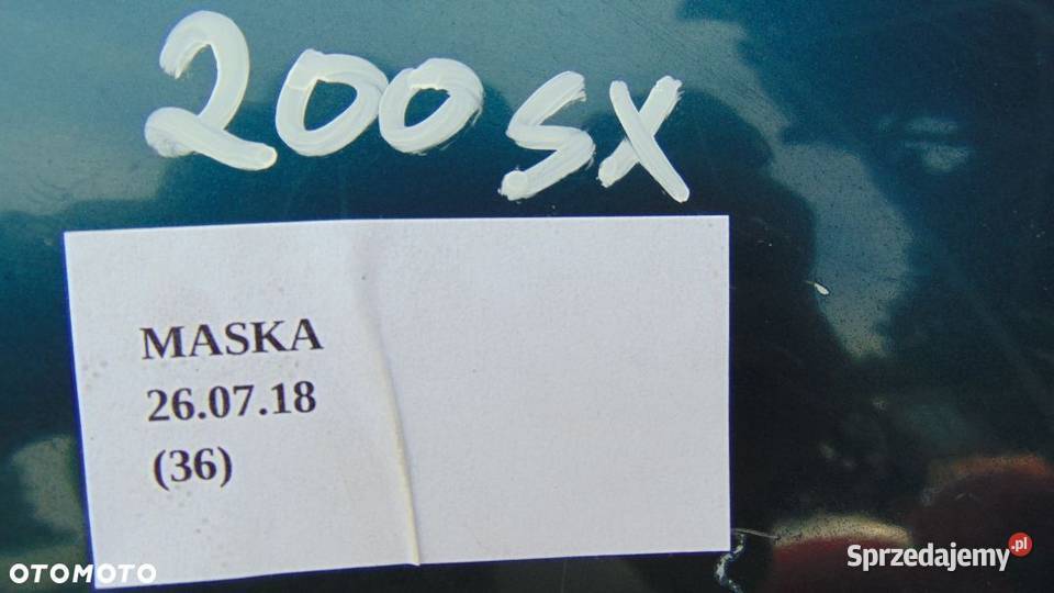 MASKA POKRYWA SILNIKA NISSAN 200SX S14 19931999 Nowy Tomyśl