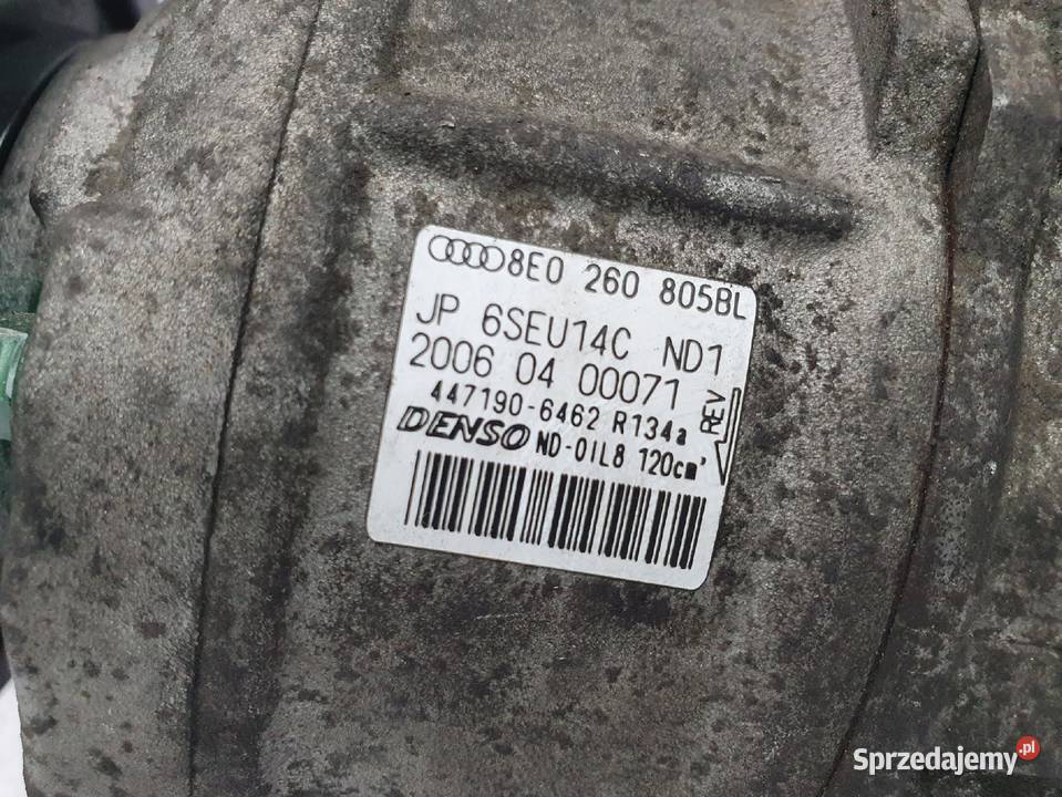 SPRĘŻARKA KLIMATYZACJI Audi A6 C6 27 30 TDI Kompresory klimatyzacji lubelskie Chełm