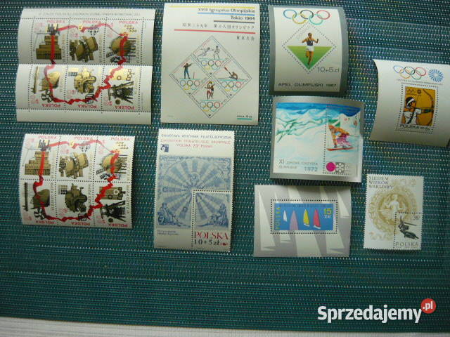 Znaczki bloczki Myszków