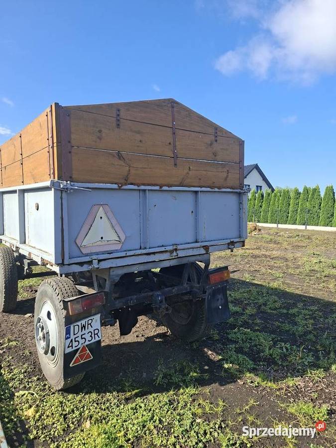 Przyczepa d43 zarejestrowana wywrorka