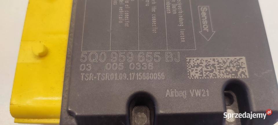 VW TIGUAN II MODUŁ SENSOR AIRBAG 5Q0959655BJ osobowe Czujniki