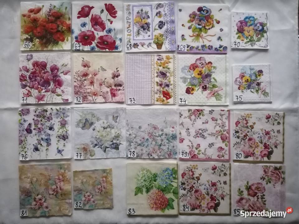 Serwetki decoupage świąteczne róże Sagen i inne