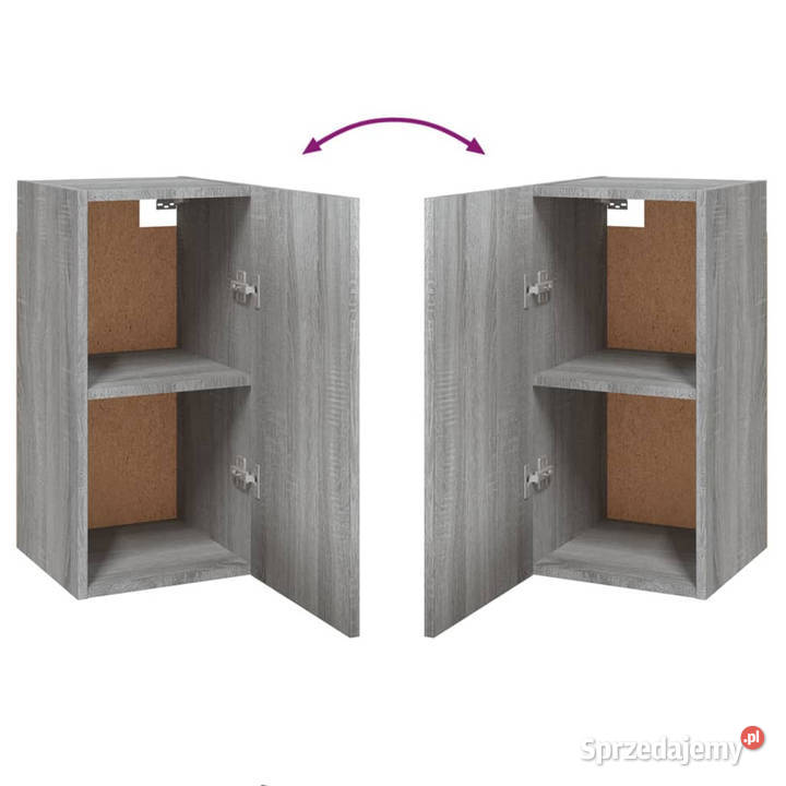 Szafka pod telewizor szary dąb sonoma 305x30x60