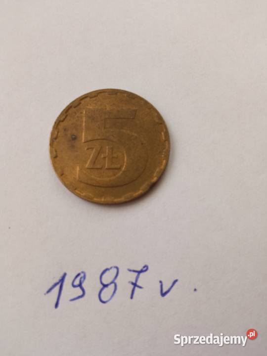 Moneta PRL 5 z 1987 r Wysyłka Sośnicowice