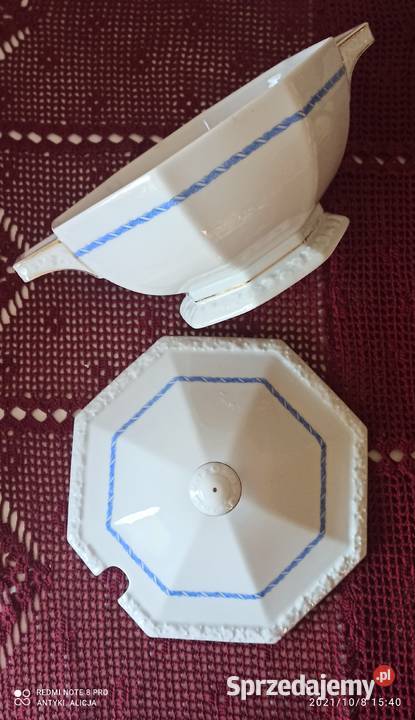 Waza Rosenthal Maria Z niebieską girlandą pomorskie Gdańsk