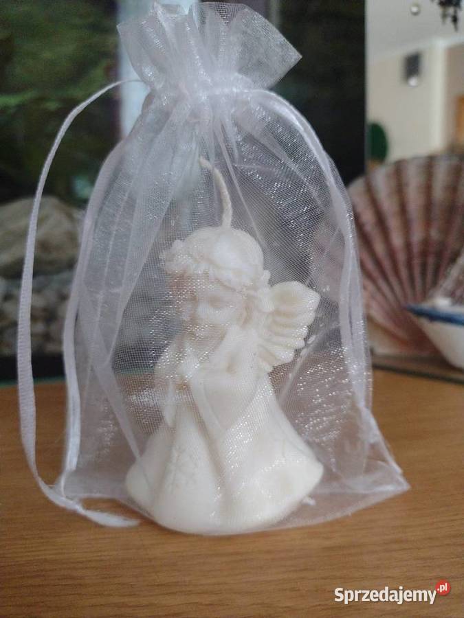 Świece sojowekotek Anioł dziewczyna z koniem Myszków