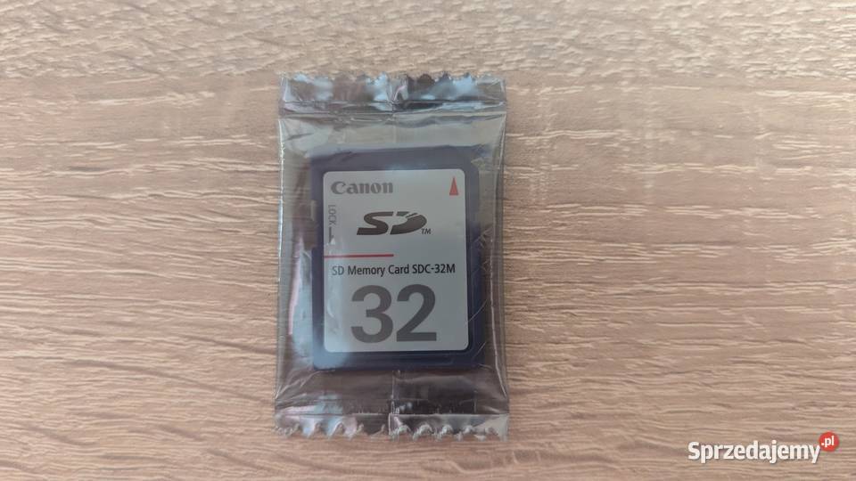 Karta pamięci SD Canon SDC32M o pojemności 32MB Białystok