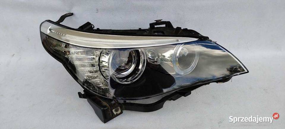 Lampa Przód Bi Xenon Bmw 5 E60 E61 0710r Lci osobowe Motoryzacja