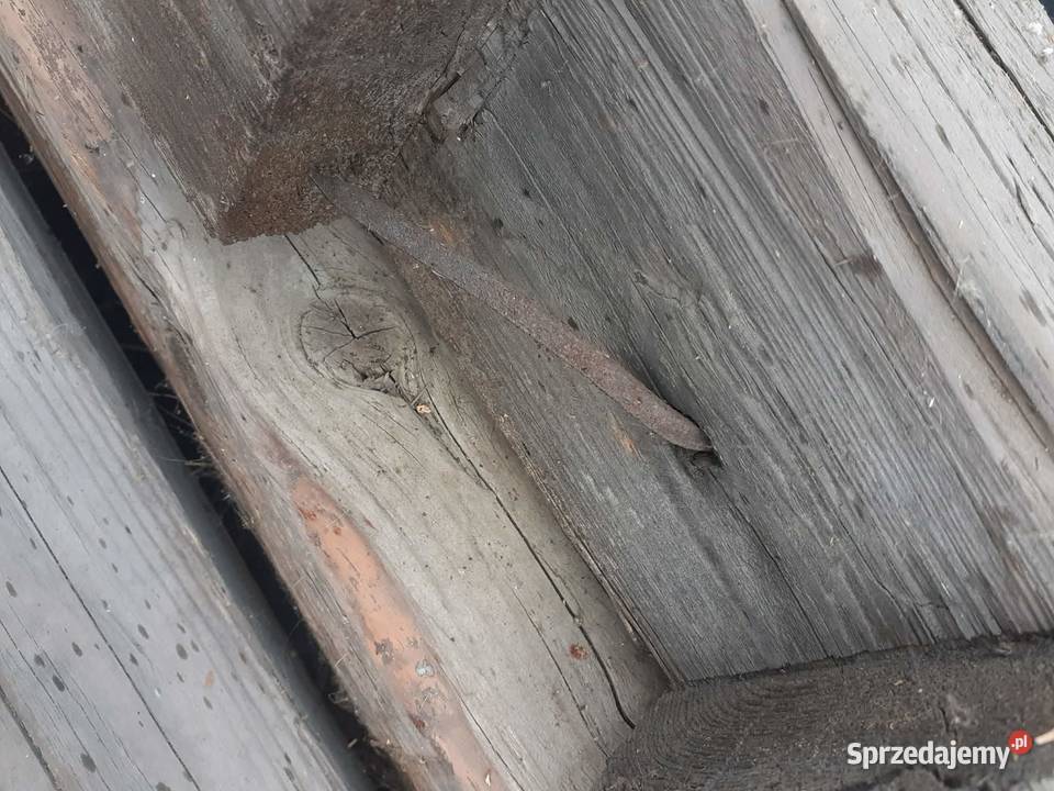 Stare belki XIX wiek ręcznie ciosane Dębica