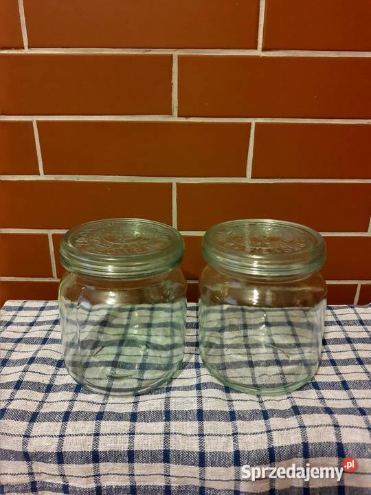 Słoiki weck PRL vintage 1L Akcesoria kuchenne świętokrzyskie Sułków