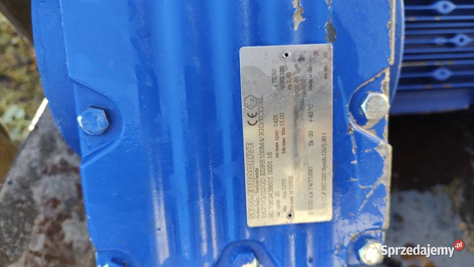 Sprzedam silnik elektryczny z przekładnia Linów