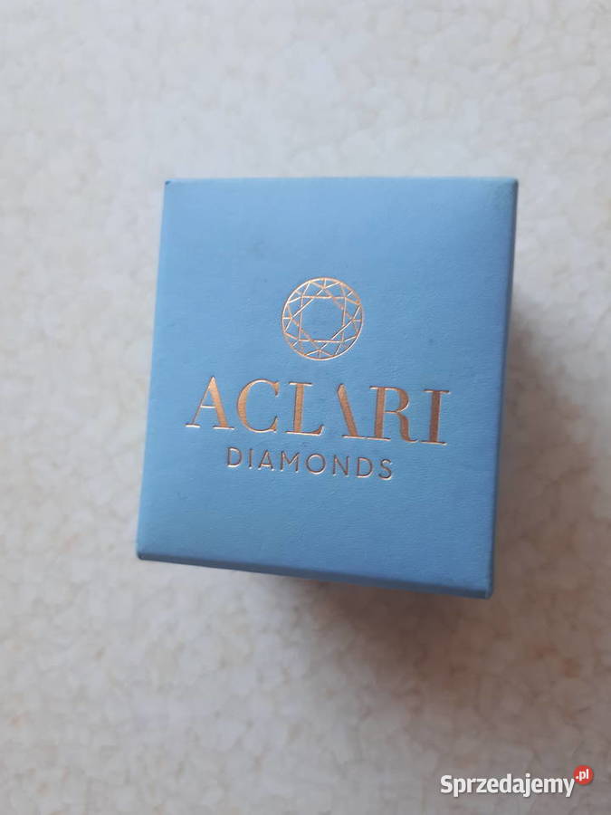 Złoty pierścionek z 5 brylancikami Zgierz