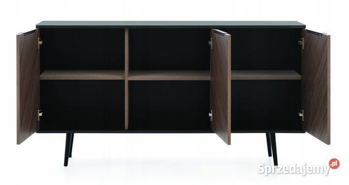 Trzydrzwiowa komoda 150 K3D z metalowymi nóżkami Wieruszów
