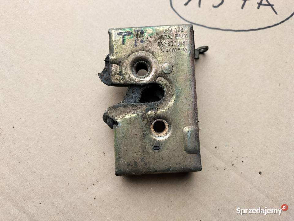 Audi 80 B3 80B3 893839016C ZAMEK DRZWI PRAWY Kamień-Kolonia