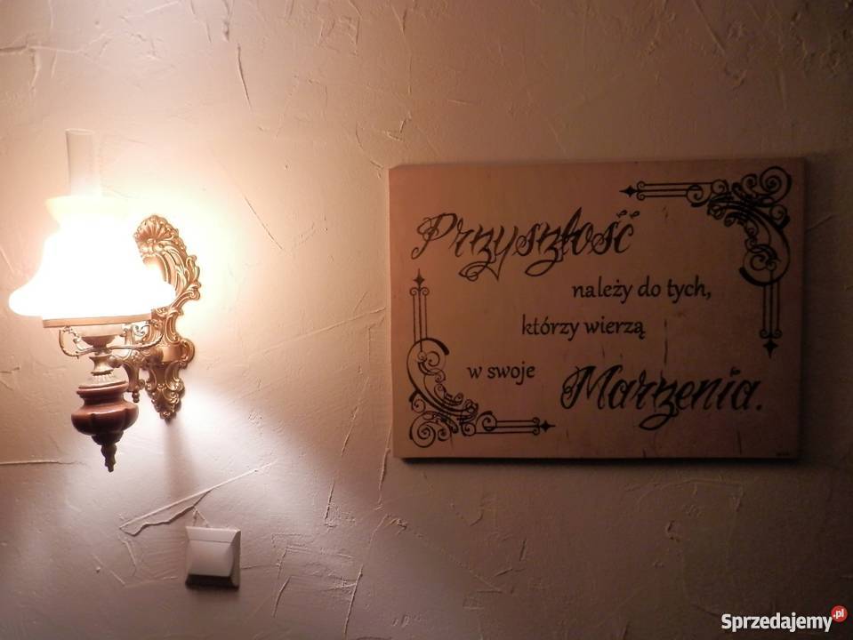 Obraz drewniany ręcznie wykonany cytat jedyny Szczecinek