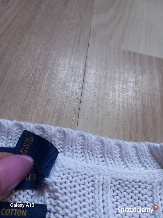 Polo ralph lauren biały nowy kardigan damski s Stalowa Wola