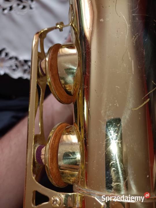 Saksofon altowy Yamaha Yas 32 purple logo Instrumenty dęte Strzyżów