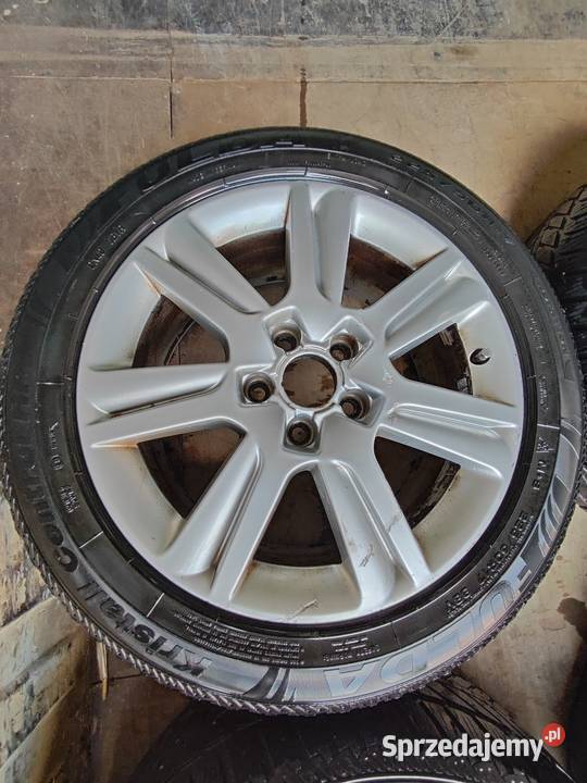 Audi a4 r17 orginalne alufelgi z oponami Ciechanów sprzedam