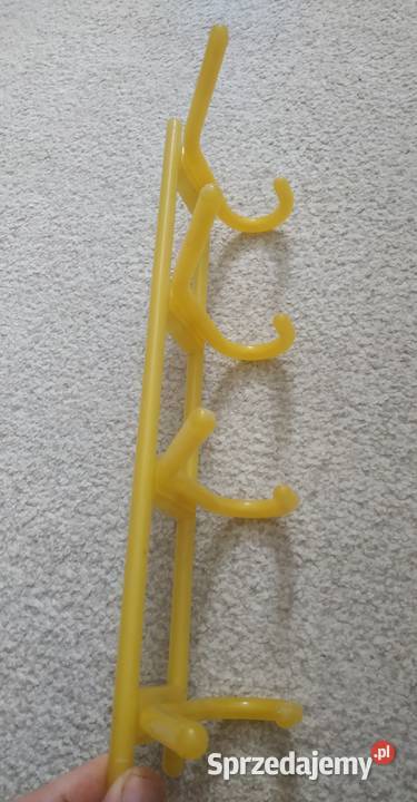 Wieszak łazienkowy plastikowy żółty Warszawa