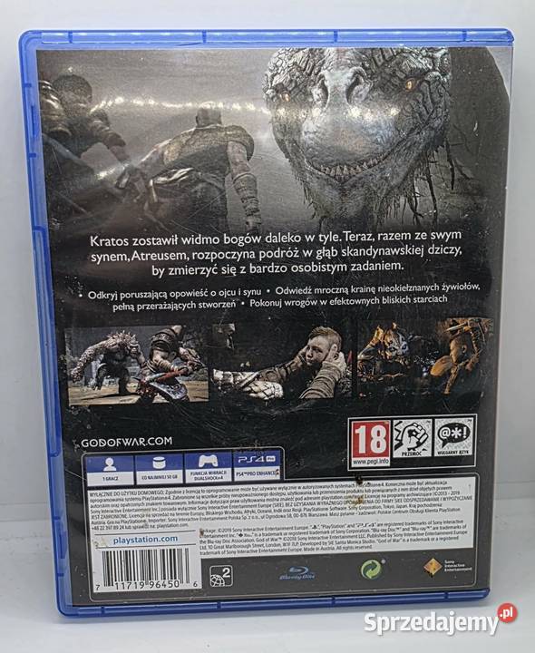 Gra God of War 4 Elbląg sprzedam