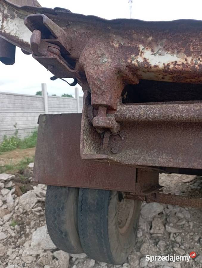 Przyczepa jednoosiowa rolnicza Busko-Zdrój