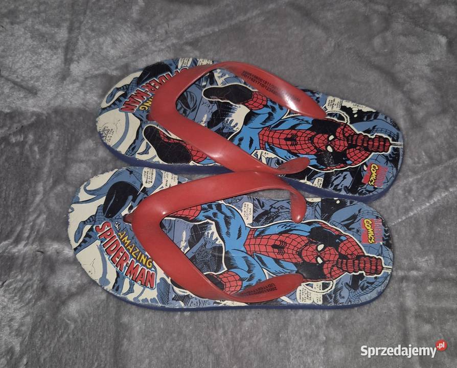Klapki japonki chłopiec Marvel Comics Spiderman Łódź sprzedam