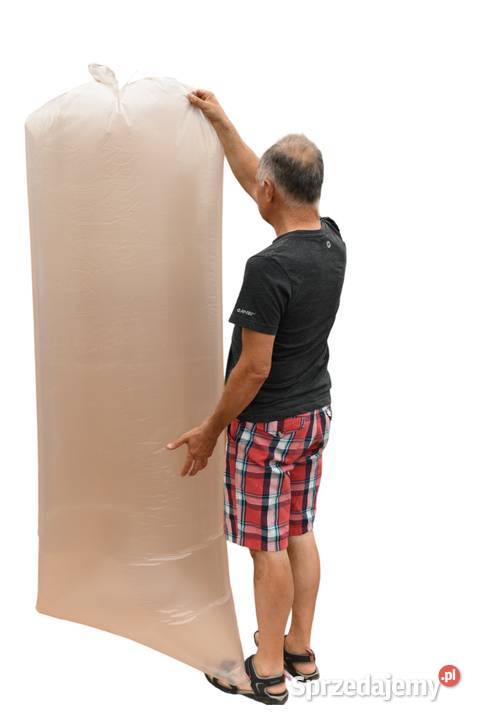 Worek na trociny styropian rękaw foliowy 100x235 Skawina