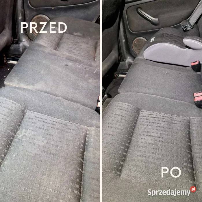 Pranie tapicerki samochodowej sprzątanie wnętrza Bytom