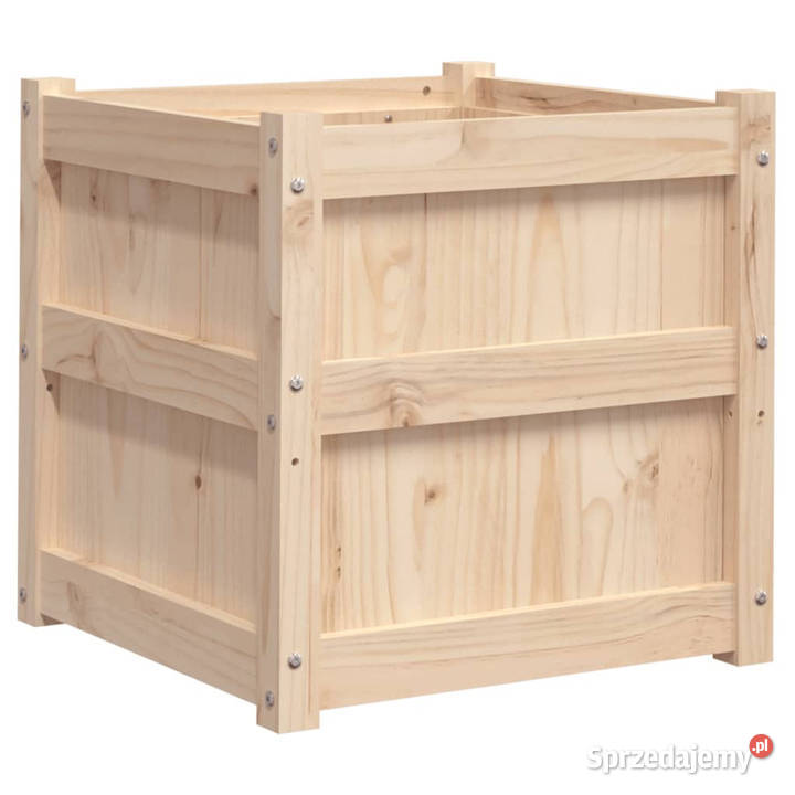 Donice ogrodowe 2 lite drewno sosnowe WM837415 Donice Warszawa