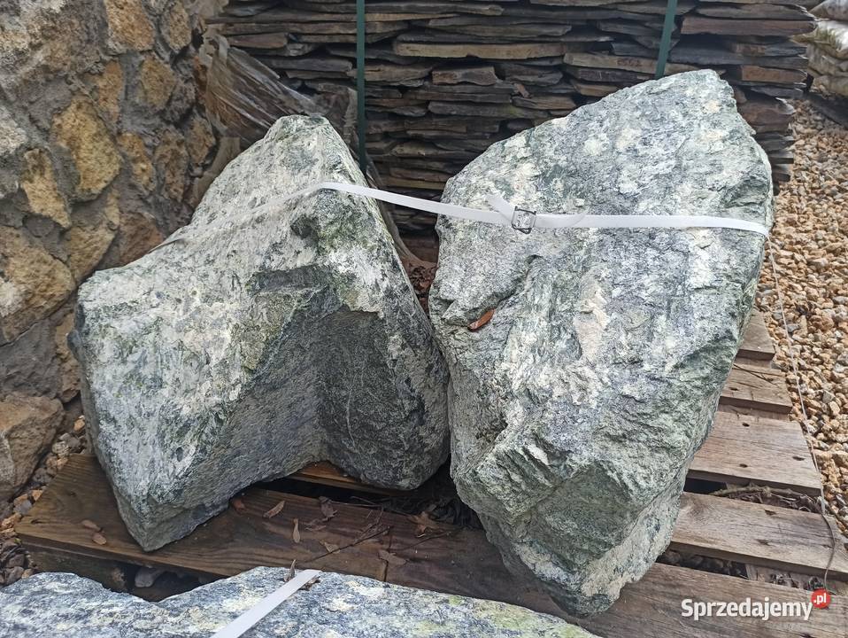 Kamień do gabionu zielony Serpentynit ozdobny Pozostałe Oświęcim