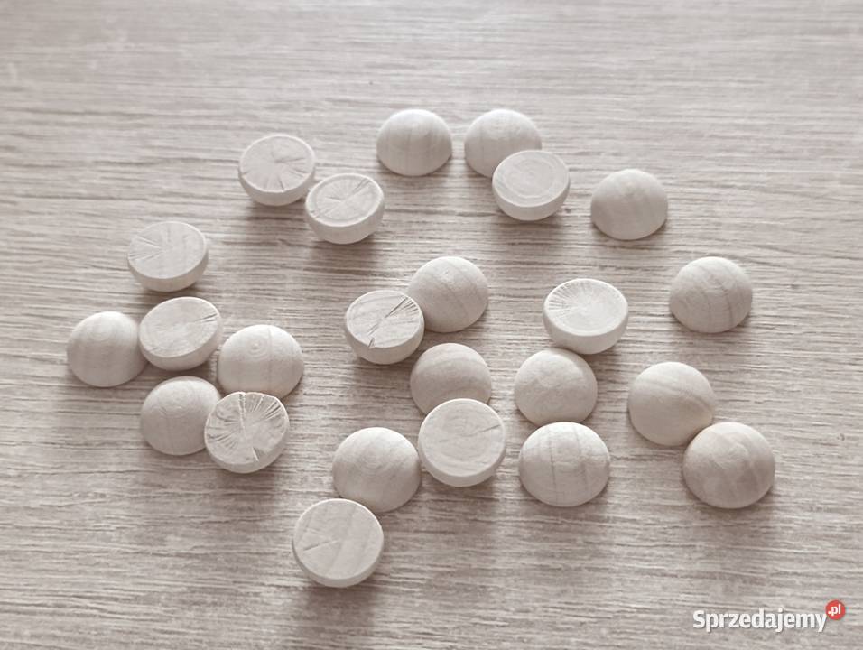 Półkule drewniane 11 mm Kwidzyn sprzedam