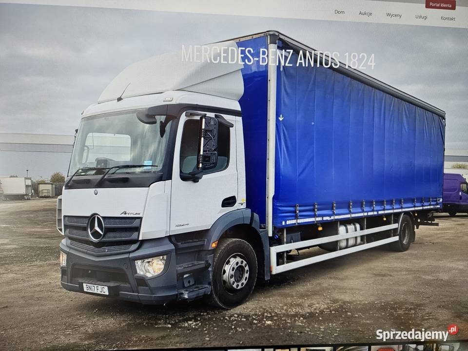 MercedesBenz AROCS 1824 Samochód skrzyniowy 7698cm3 Plandeki podkarpackie Ropczyce