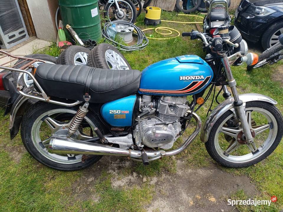 Honda CB 250 T oryginalny stan szwajcar łańcuch lubelskie Janów Lubelski sprzedam