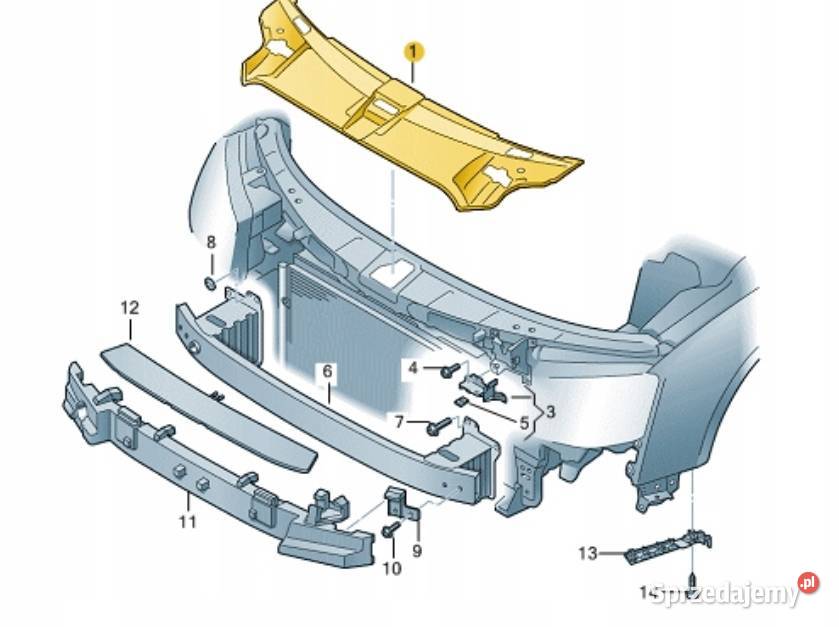 Audi A8 S8 D5 4N0807081B Osłona pasa przedniego osobowe sprzedam