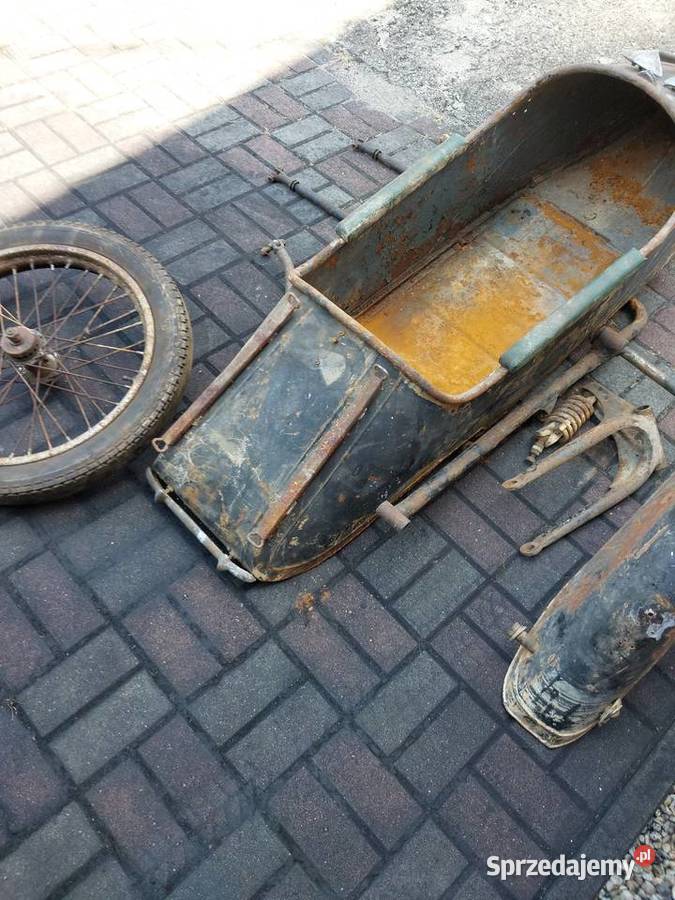 Junak M07 z koszem 1958 Wrocław