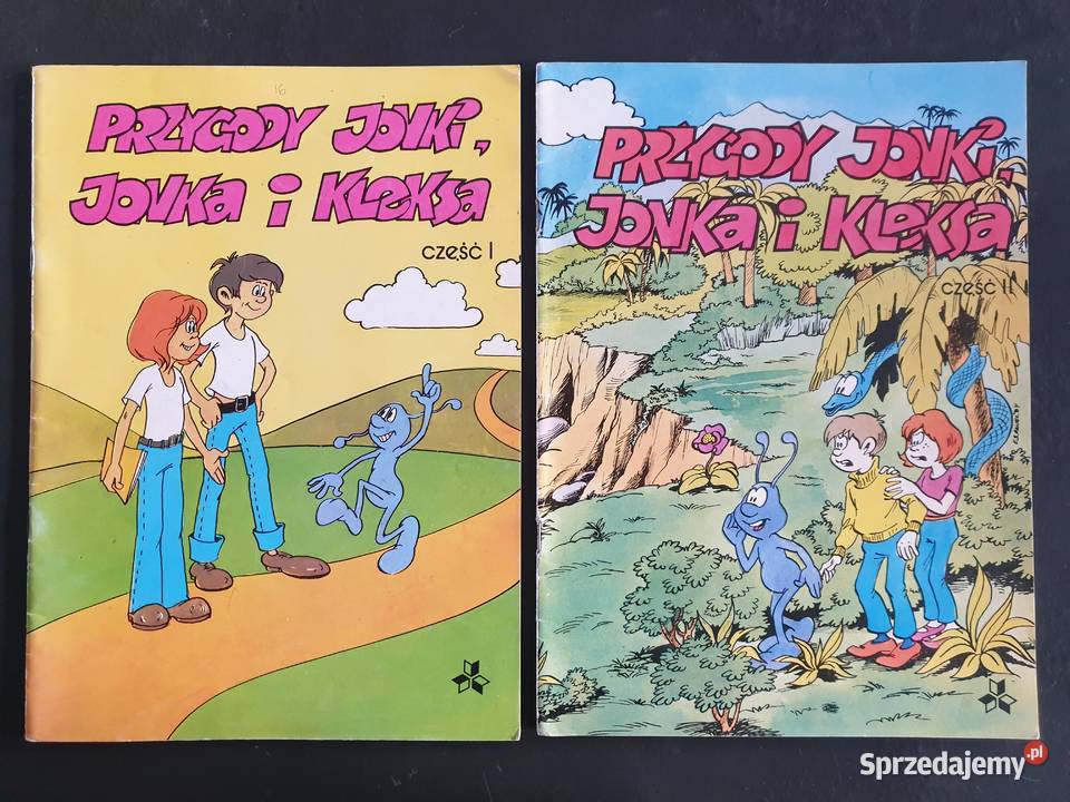 Przygody Jonki Jonka i Kleksa cz I i II komplet Gdynia sprzedam