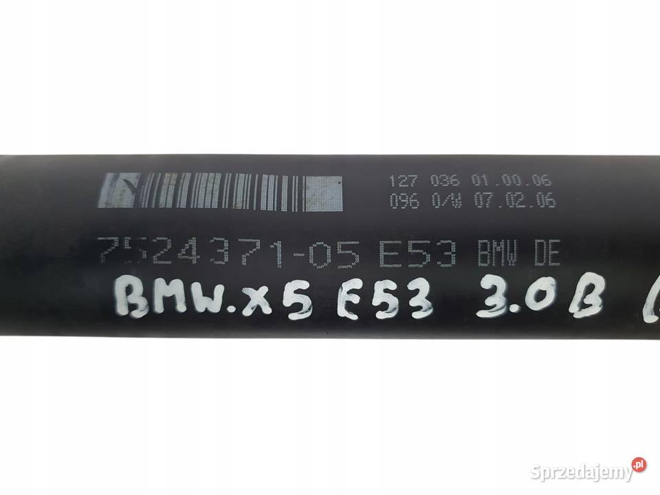 WAŁ NAPĘDOWY BMW X5 E53 30 i 752437105 0206r Chełm